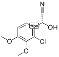 (2-CHLORO-3,4-DIMETHOXYPHENYL)-(R)-HYDROXYACETONITRILE Struktur