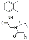 2-[SEC-BUTYL(CHLOROACETYL)AMINO]-N-(2,3-DIMETHYLPHENYL)ACETAMIDE Struktur