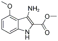 3-AMINO-4-METHOXY-1H-INDOLE-2-CARBOXYLIC ACID METHYL ESTER Struktur