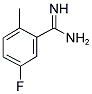 5-FLUORO-2-METHYL-BENZAMIDINE Struktur