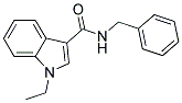 N-BENZYL-1-ETHYL-1H-INDOLE-3-CARBOXAMIDE Struktur