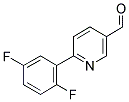 6-(2,5-DIFLUORO-PHENYL)-PYRIDINE-3-CARBALDEHYDE Struktur