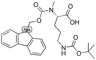 FMOC-L-MEORN(BOC)-OH Struktur