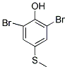 2,6-DIBROMO-4-(METHYLSULFANYL)PHENOL Struktur