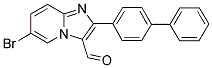 2-BIPHENYL-4-YL-6-BROMO-IMIDAZO[1,2-A]PYRIDINE-3-CARBALDEHYDE Struktur