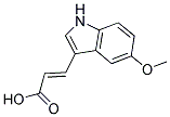 3-(5-METHOXY-1H-INDOL-3-YL)-ACRYLIC ACID Struktur