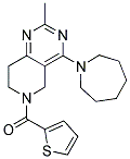 4-AZEPAN-1-YL-2-METHYL-6-(THIEN-2-YLCARBONYL)-5,6,7,8-TETRAHYDROPYRIDO[4,3-D]PYRIMIDINE Struktur