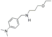 4-(((3-ETHOXYPROPYL)AMINO)METHYL)-N,N-DIMETHYLANILINE Struktur