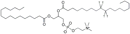 PHOSPHATIDYLCHOLINE 1-PALMITOYL-2-[STEAROYL 9,10-3H] Struktur