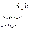 1,2-DIFLUORO-4-(1,3-DIOXOLAN-2-YLMETHYL)BENZENE Struktur