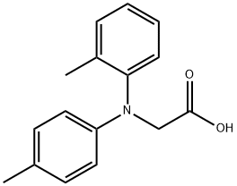 P-TOLYL-O-TOLYLAMINO-ACETIC ACID Struktur