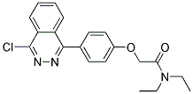 2-[4-(4-CHLORO-PHTHALAZIN-1-YL)-PHENOXY]-N,N-DIETHYL-ACETAMIDE Struktur