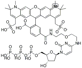 CHROMATIDE(R) ALEXA FLUOR(R) 594-7-OBEA-DCTP Struktur