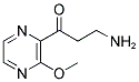 3-AMINO-1-(3-METHOXY-PYRAZIN-2-YL)-PROPAN-1-ONE Struktur