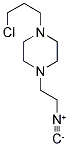 1-(3-CHLORO-PROPYL)-4-(2-ISOCYANO-ETHYL)-PIPERAZINE Struktur