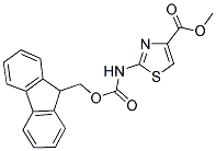 METHYL 2-FMOC-AMINOTHIAZOLE-4-CARBOXYLATE Struktur