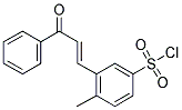 4-METHYL-3-(3-OXO-3-PHENYL-PROPENYL)-BENZENESULFONYL CHLORIDE Struktur