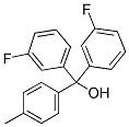 3,3'-DIFLUORO-4''-METHYLTRITYL ALCOHOL Struktur