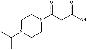 3-(4-ISO-PROPYL-PIPERAZIN-1-YL)-3-OXO-PROPIONIC ACID Struktur