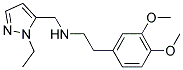 [2-(3,4-DIMETHOXY-PHENYL)-ETHYL]-(2-ETHYL-2 H-PYRAZOL-3-YLMETHYL)-AMINE Struktur