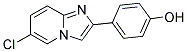 4-(6-CHLOROIMIDAZO[1,2-A]PYRIDIN-2-YL)PHENOL Struktur