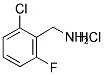 2-CHLORO-6-FLUOROBENZYLAMINE HYDROCHLORIDE Struktur