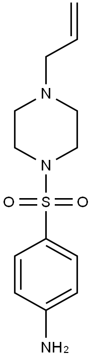 4-(4-ALLYL-PIPERAZINE-1-SULFONYL)-ANILINE Struktur