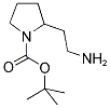 2-(2-AMINO-ETHYL)-PYRROLIDINE-1-CARBOXYLIC ACID TERT-BUTYL ESTER Struktur