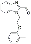 1-[2-(2-METHYLPHENOXY)ETHYL]-1H-BENZIMIDAZOLE-2-CARBALDEHYDE Struktur