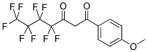 1-(4-METHOXYPHENYL)-2H,2H-PERFLUOROHEPTANE-1,3-DIONE Struktur