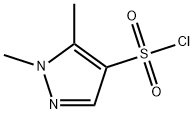 1,5-DIMETHYL-1H-PYRAZOLE-4-SULFONYL CHLORIDE Struktur