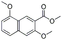 3,8-DIMETHOXY-NAPHTHALENE-2-CARBOXYLIC ACID METHYL ESTER Struktur