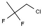 1-CHLORO-2,2-DIFLUOROPROPANE Struktur