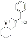 TRANS-(+/-)-2-[(N-BENZYL-N-METHYL)AMINOMETHYL]CYCLOHEXANONE, HYDROCHLORIDE Struktur