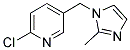 2-CHLORO-5-[(2-METHYL-1H-IMIDAZOL-1-YL)METHYL]PYRIDINE Struktur