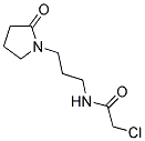 2-CHLORO-N-[3-(2-OXOPYRROLIDIN-1-YL)PROPYL]ACETAMIDE Struktur