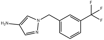 1-(3-TRIFLUOROMETHYL-BENZYL)-1H-PYRAZOL-4-YLAMINE DIHYDROCHLORIDE Struktur