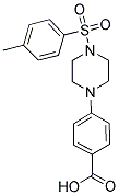 4-(4-[(4-METHYLPHENYL)SULFONYL]PIPERAZIN-1-YL)BENZOIC ACID Struktur