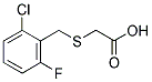 [(2-CHLORO-6-FLUOROBENZYL)THIO]ACETIC ACID Struktur