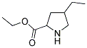 ETHYL 4-ETHYL-2-PYRROLIDINECARBOXYLATE Struktur