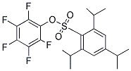 2,3,4,5,6-PENTAFLUOROPHENYL 2,4,6-TRIISOPROPYLBENZENESULFONATE Struktur