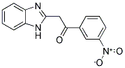 2-(1H-BENZOIMIDAZOL-2-YL)-1-(3-NITRO-PHENYL)-ETHANONE Struktur