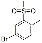 4-BROMO-1-METHYL-2-(METHYLSULFONYL)BENZENE Struktur