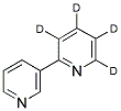 ISONICOTEINE-3,4,5,6-D4 Struktur