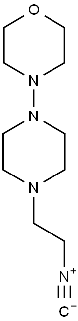 4-[4-(2-ISOCYANO-ETHYL)-PIPERAZIN-1-YL]-MORPHOLINE Struktur