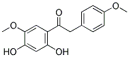 2',4'-DIHYDROXY-5-METHOXY-2(4-METHOXYPHENYL)ACETOPHENONE Struktur