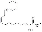 2(R,S)-HYDROXY-9(Z),12(Z),15(Z)-OCTADECATRIENOIC ACID METHYL ESTER Struktur