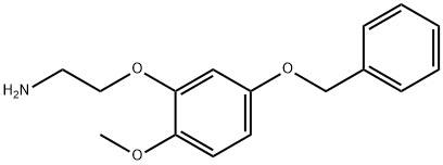 2-(5-BENZYLOXY-2-METHOXYPHENOXY)-ETHYLAMINE Struktur