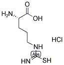 L-2-AMINO-5-ISOTHIOUREIDOVALERIC ACID, HCL Struktur