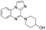 1-IMIDAZO[1,2-A]QUINOXALIN-4-YLPIPERIDIN-4-OL Struktur